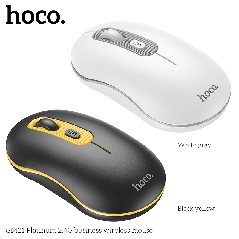 Mouse Wireless hoco GM21 Platinum 2.4G