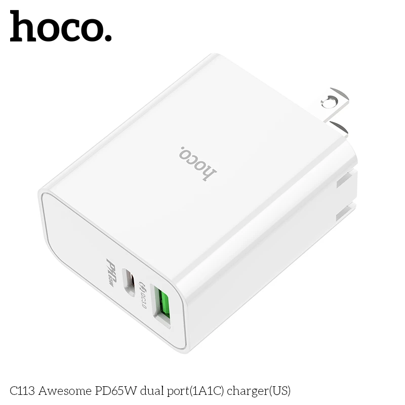 Power Charger Hoco C113 PD65W/PPS/QC/FCP/AFC