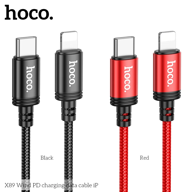 Cable Charger PD hoco X89 (Type-C to iPhone)