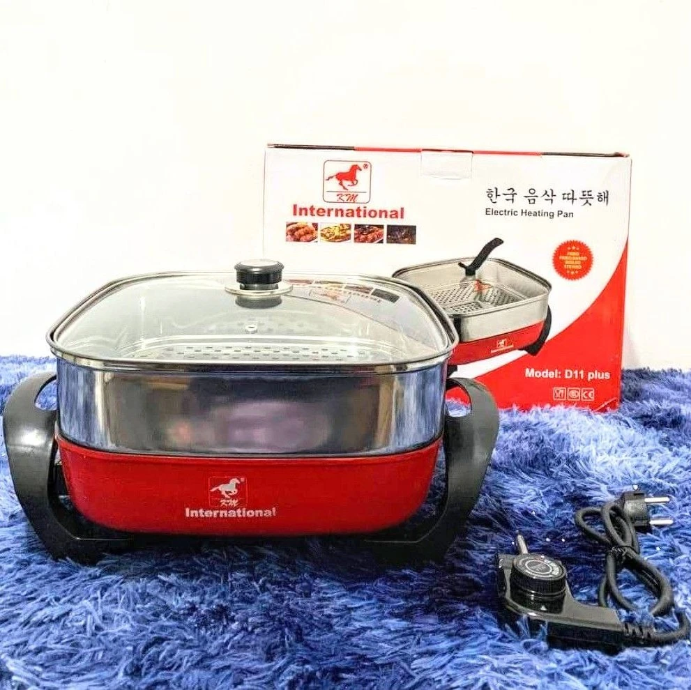 Multifunction Electric Hot Pot with Steamer D11 Plus