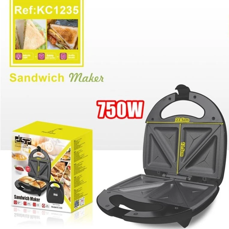 Sandwich Maker 750W DSP-KC1235
