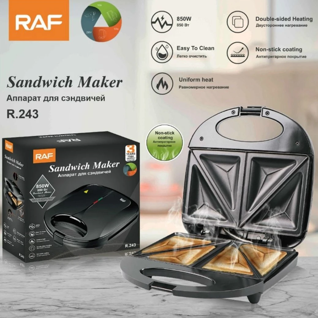 Sandwich Maker 850W RAF R.243