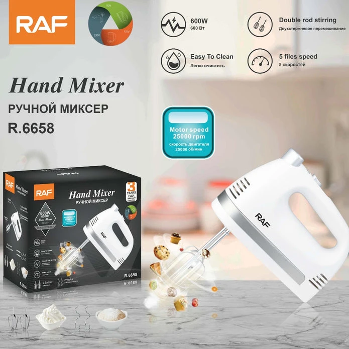 Hand Mixer 800W RAF R.6658