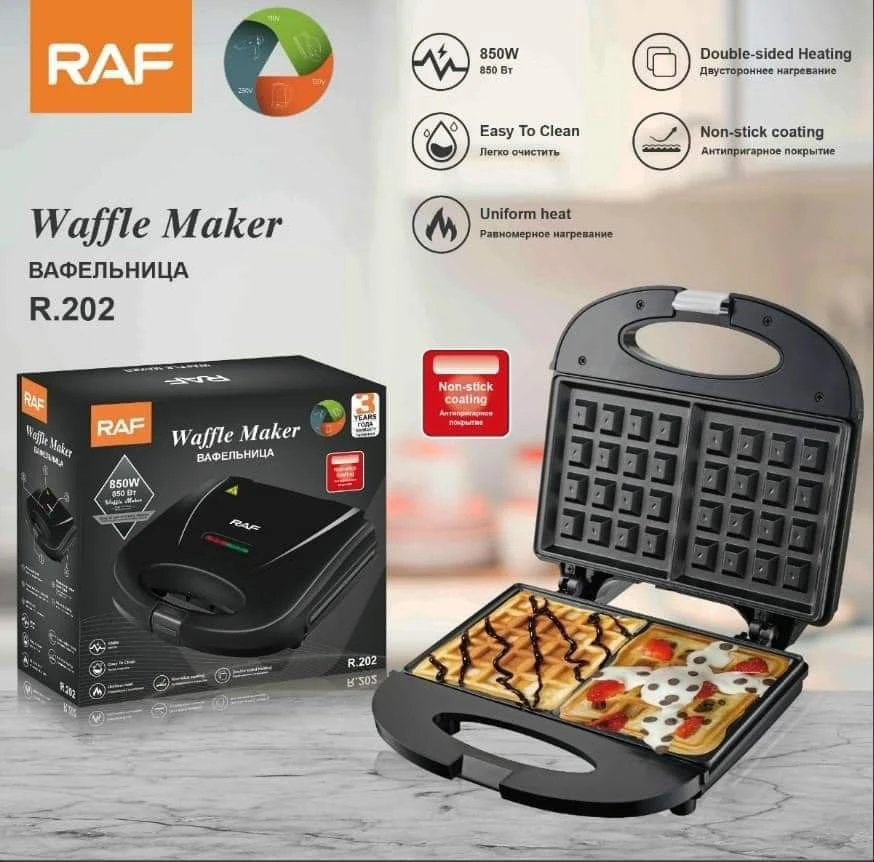 Waffle Maker 850W RAF R.202