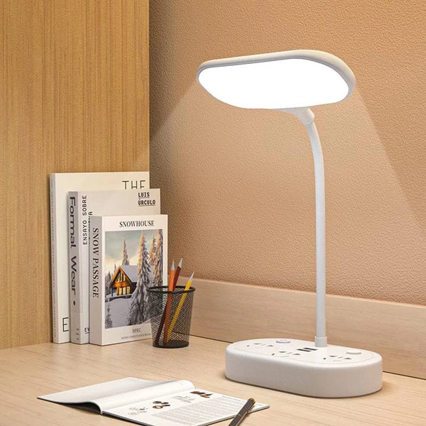 Desk Lamp LED 3Socket 2USB DLL02