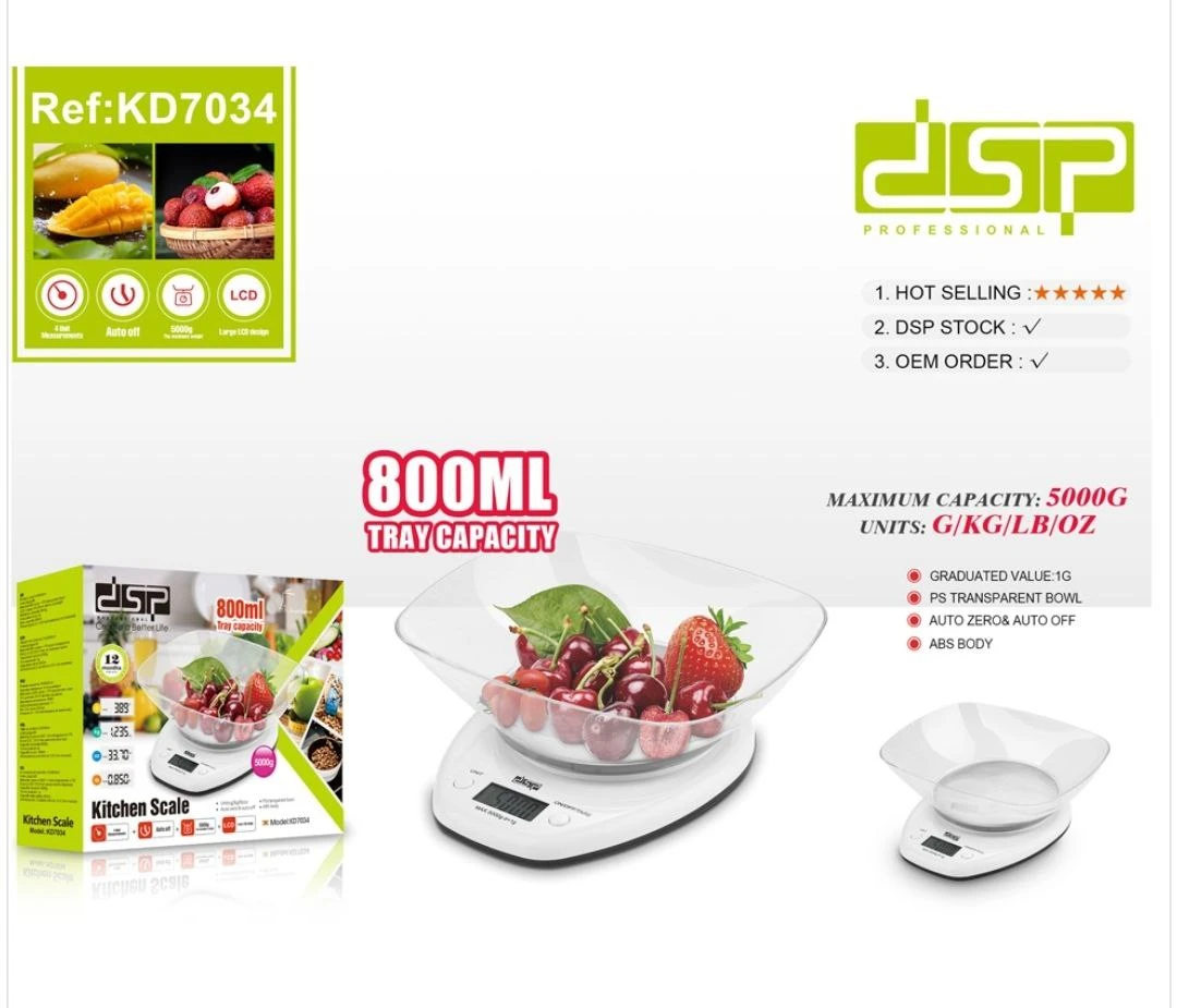 DSP Kitchen Scale KD7034