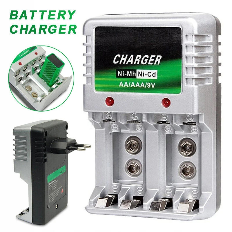Power Charger Batteries AA/AAA/9V
