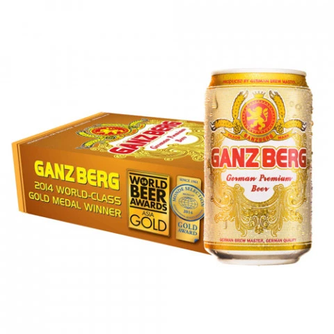GANZBERG BEER CAN PRIZE 330MLX24
