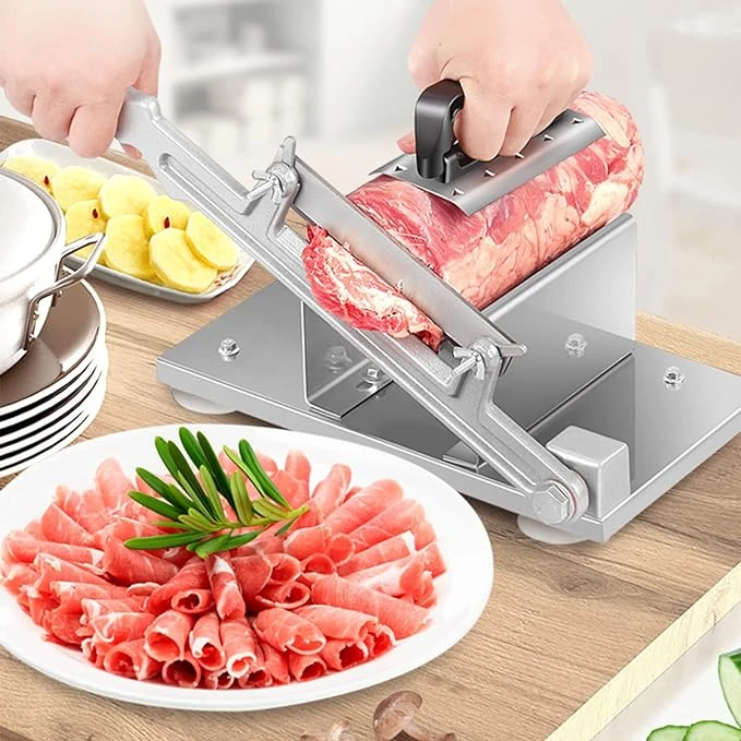 Manual Food Meat Slicer Stainless Steel