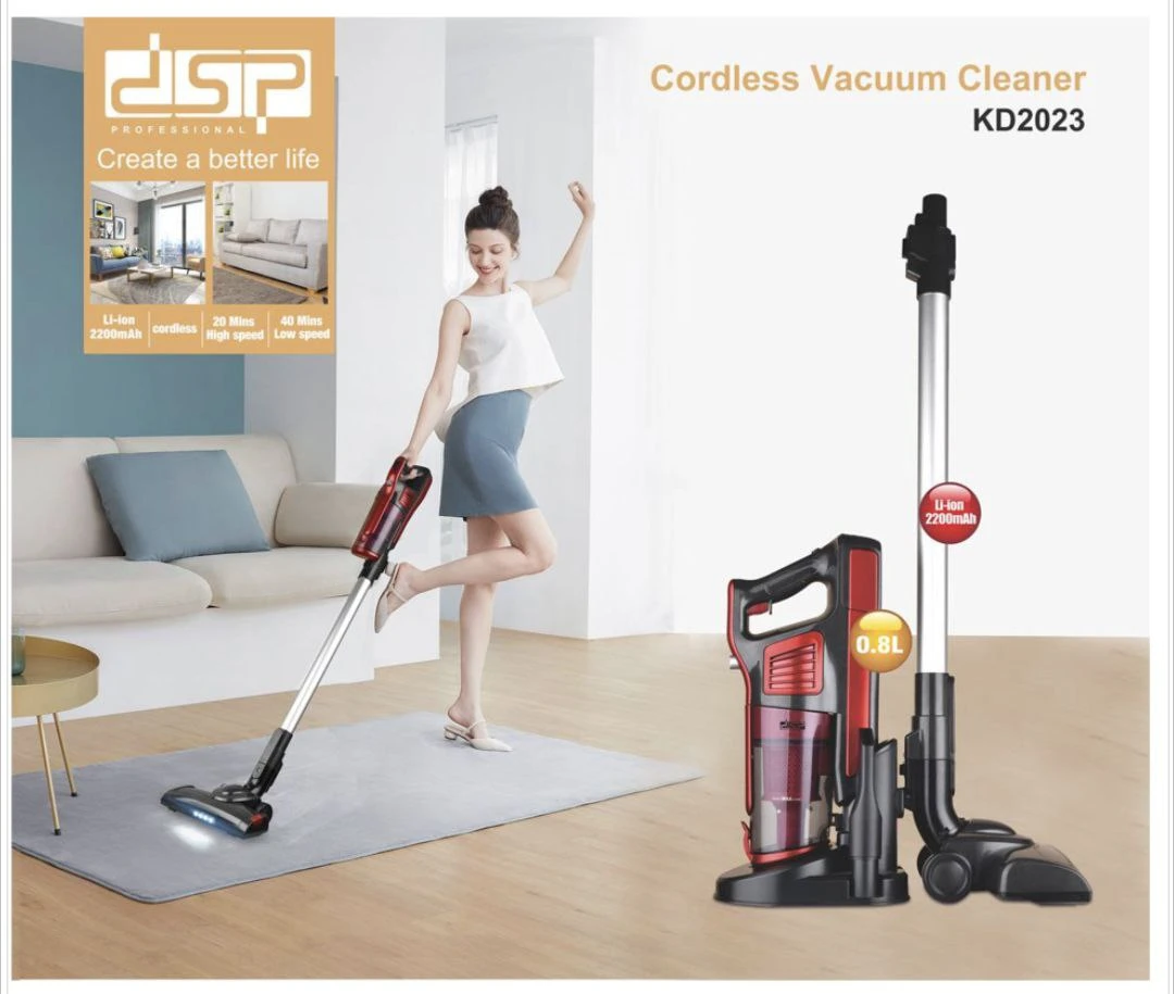 Vacuum Cordless Cleaner​​​ 0.8L 120W DSP KD2023
