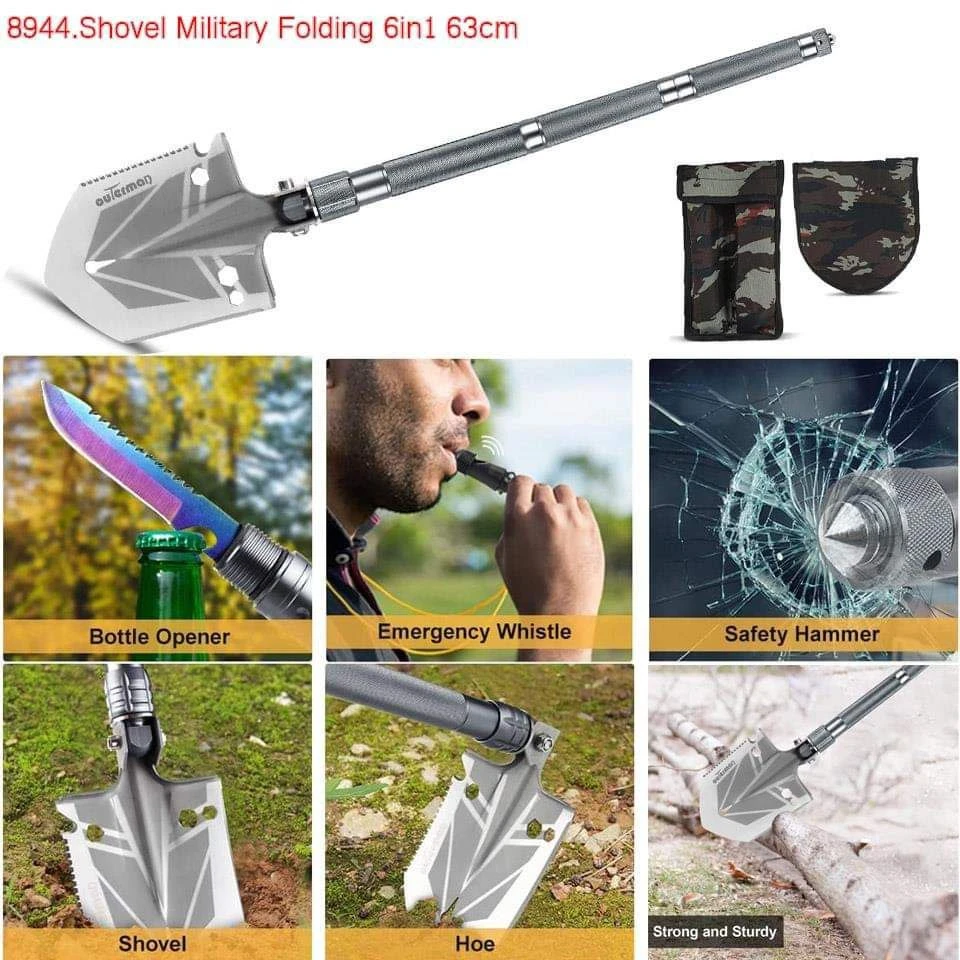 Shovel Military Folding 6in1 63cm
