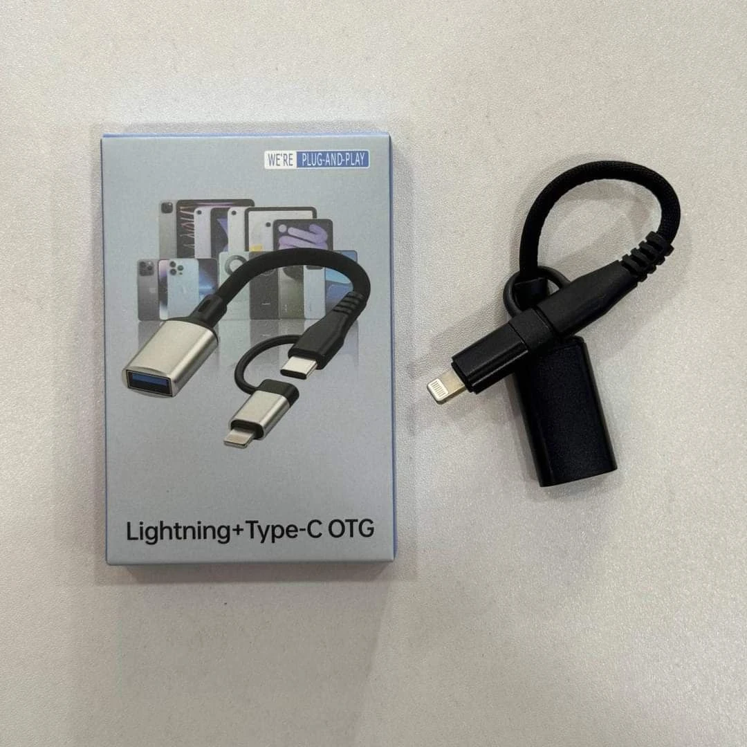Converter Lightning/Type-C to USB 3.0 OTG