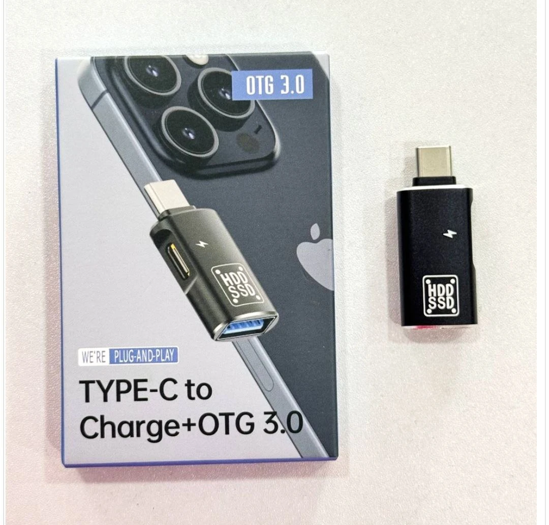 Converter TYPE-C to TYPE-C Charger/USB 3.0 OTG 2in1