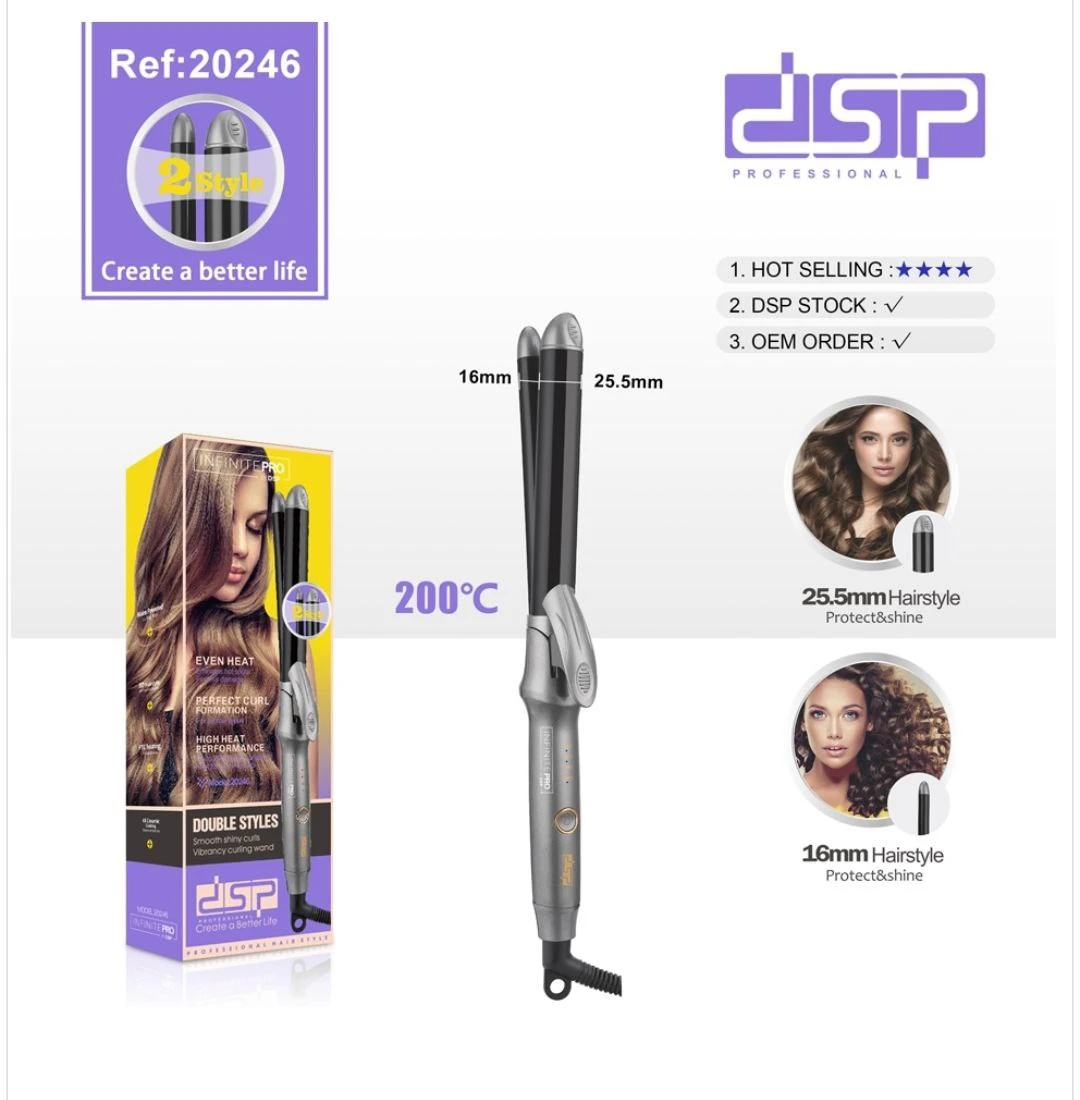 DSP Hair Curler 2Style 16/25.5mm 20246