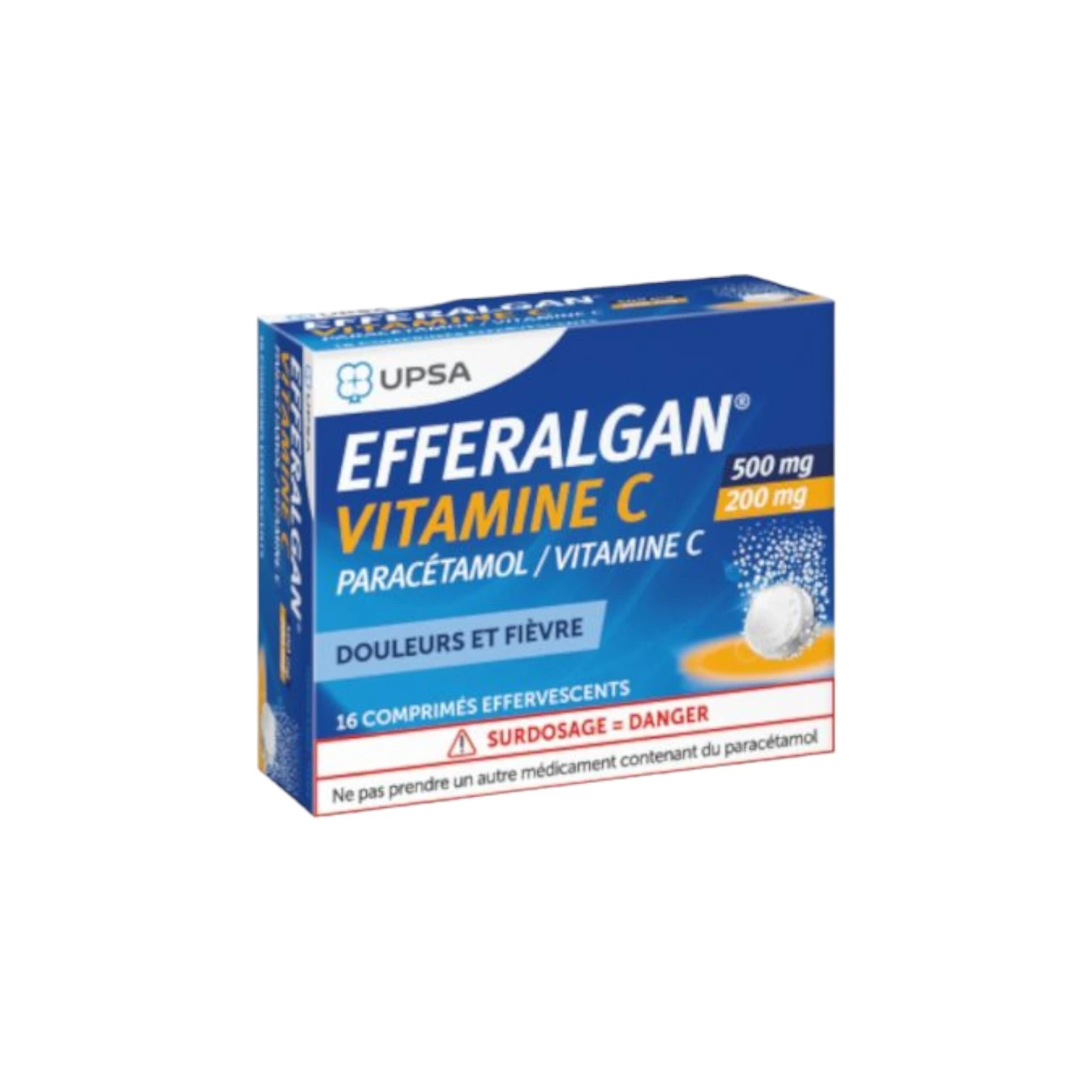 Efferagen Vitamin C 500mg/200mg effe 2×8Tab
