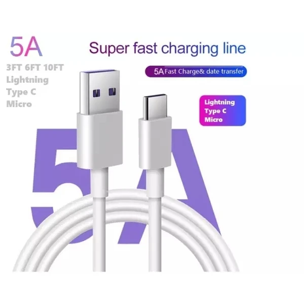 Samsung Oppo Vivo Huawei Type-C Super Fast Charge 2m