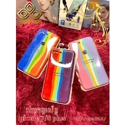 iPhone 7/8 Plus Silicone Rainbow Phone Case