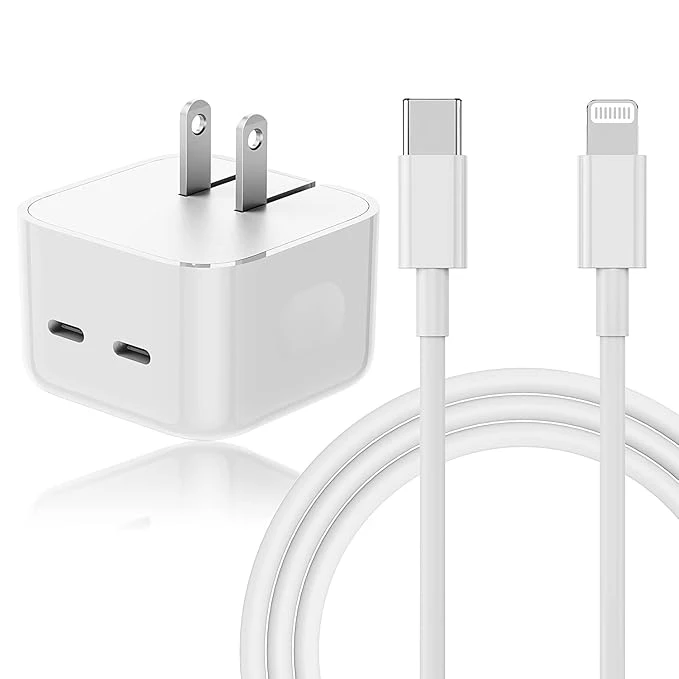 Dual Charger + Cable Lightning & PD - 35W