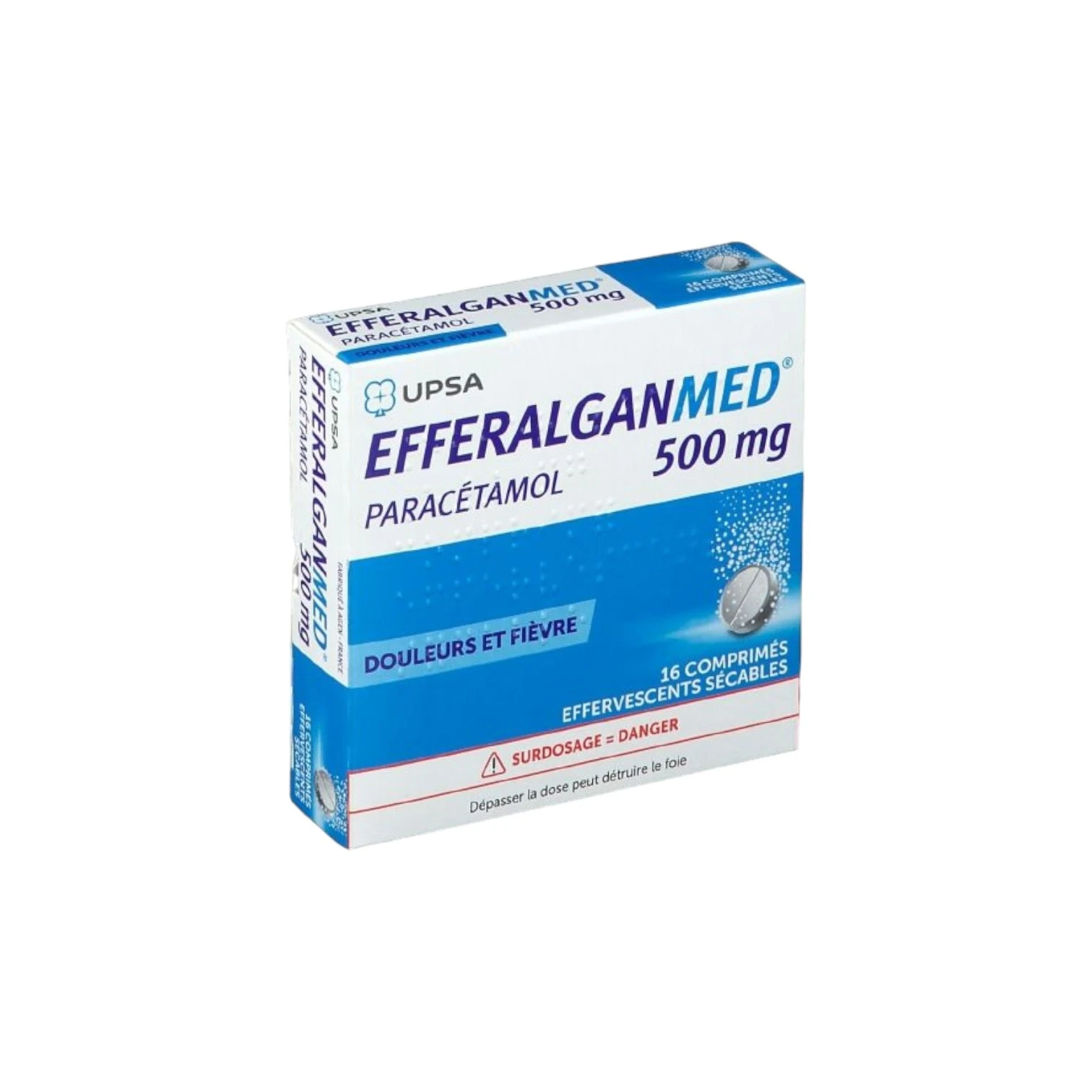 Efferalgan Effer 500mg (4 x 4's) (CP)