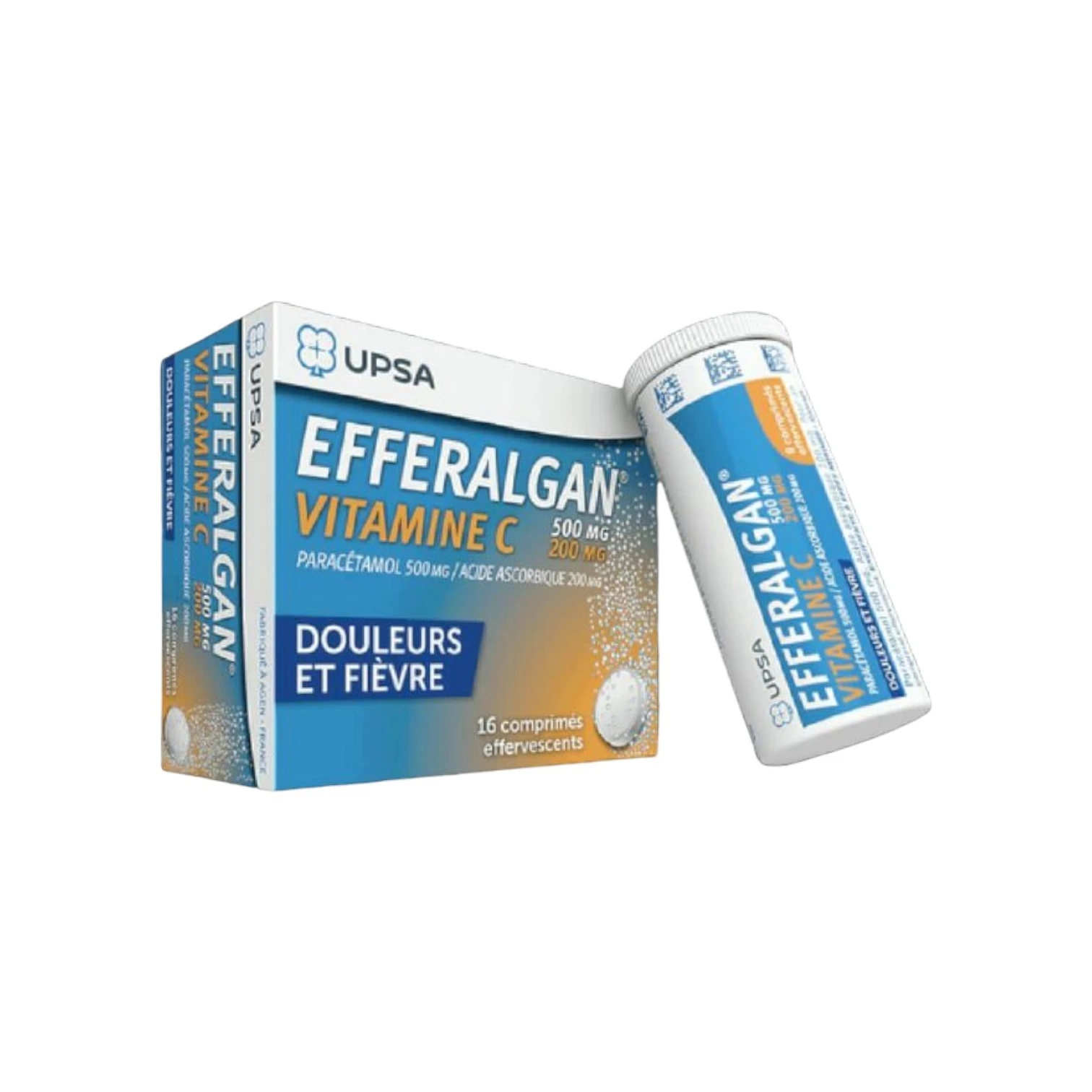 EFFERALGAN Vitamin C 500mg/200mg 8Eff x 2Tube (CP)