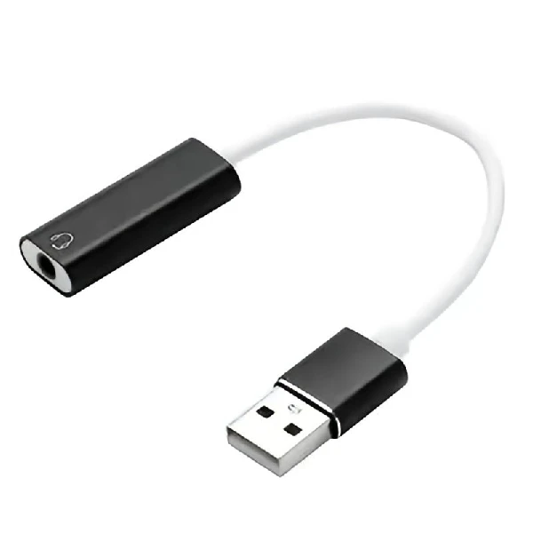 2 in 1 USB to 3.5mm with Sound Card