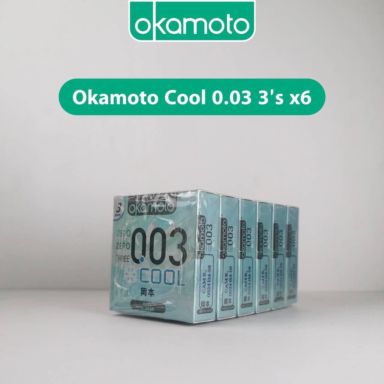 ស្រោមអនាម័យ​អូកាម៉ូតុ​ 0.03 Cool 3’s