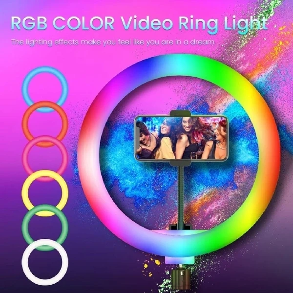 LED Live RGB Colors កង់ 22"