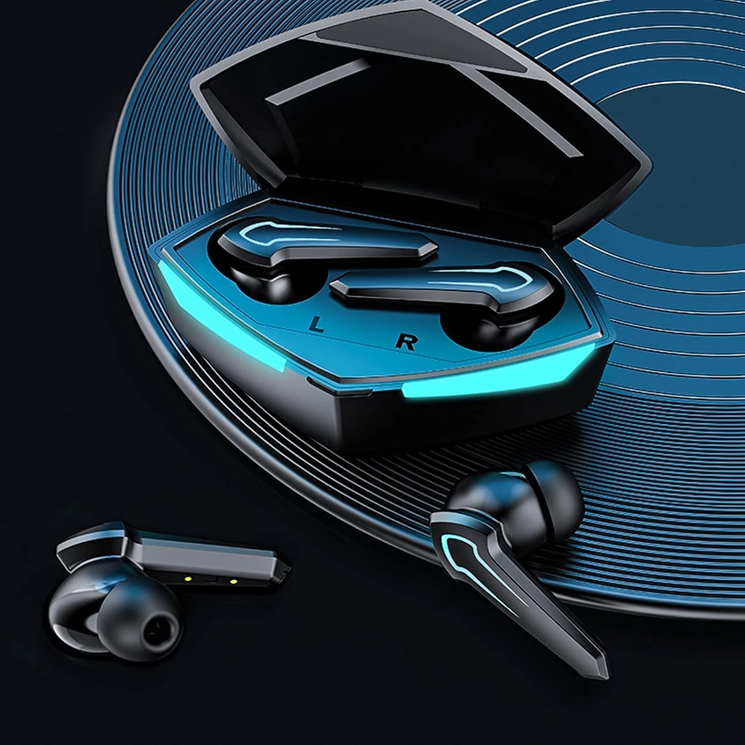 P36 Bluetooth Gaming Earphones - Black