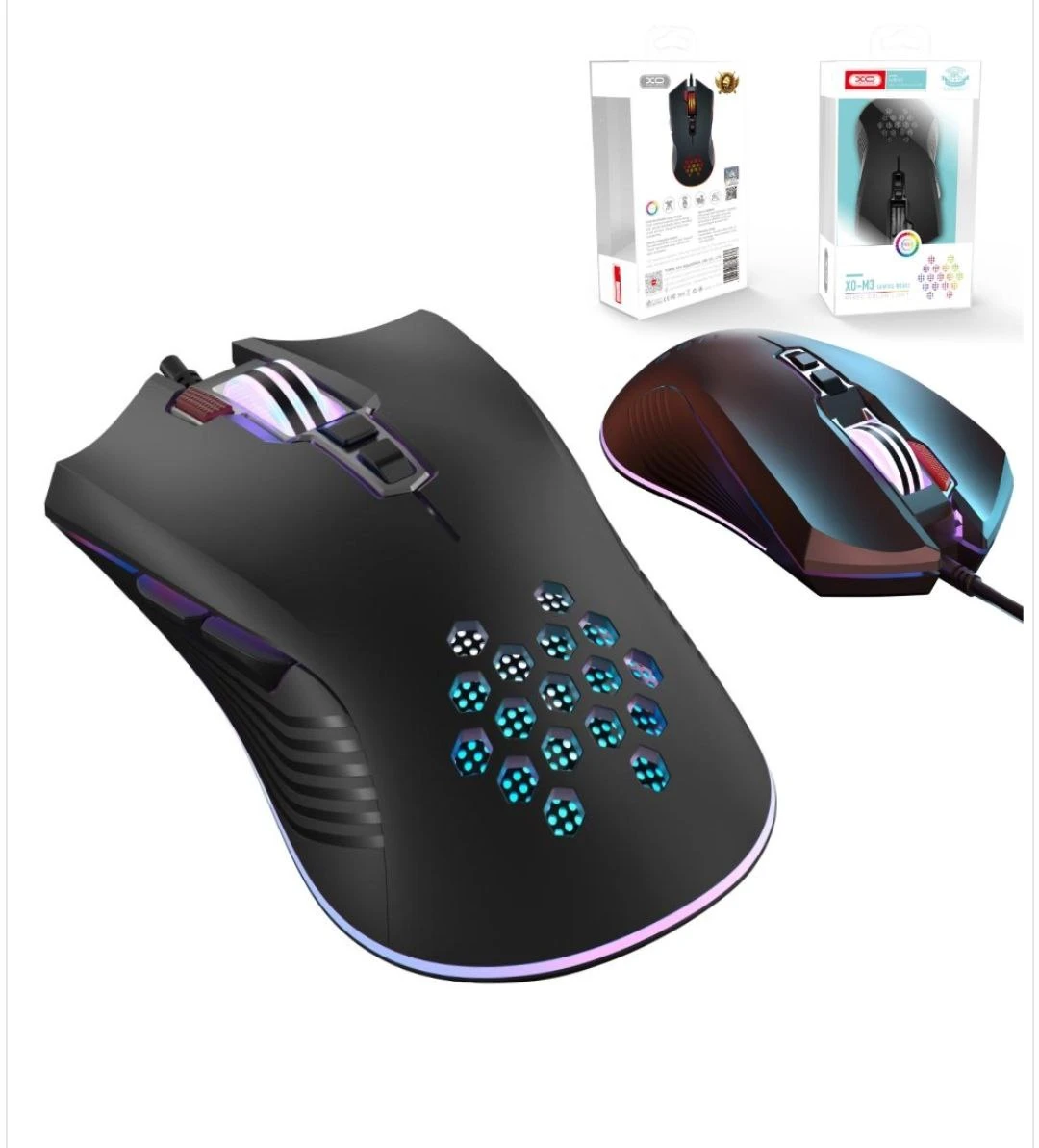 Mouse Wire Gaming XO M3 RGB
