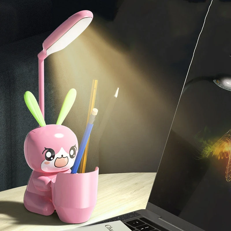 Desk Lamp LED Pen Holder Cartoon Box Pen DLL05