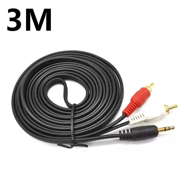 ខ្សែសំលេង 3.5mm 2RCA 3M